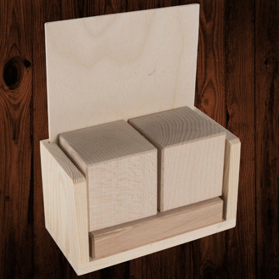 Woodeedoo Blank Wooden Desk Perpetual Block Calendar Unpainted Plain Beechwood Diy Craft Decoration Custom 13.5 X 7 X 17 Cm from B&Q