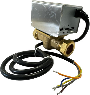 Hanicks Compatible 22mm V4043H1056 Wire 2 Port Motorized Zone Valve & Actuator (Normally Closed) 272848 from B&Q