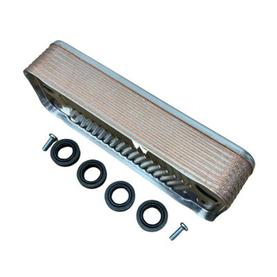 Potterton Promax/gold/heatmax 24/28/33/40 Kw Dhw Plate Heat Exchanger 7223558 (S/s 248723 5114708)Hanicks from B&Q