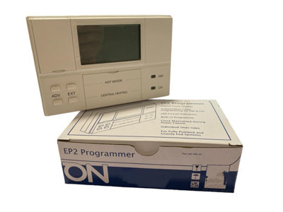 Hanicks Potterton 24 Hour 5/2 Day Or 7 Day Ep2 Twin Channel Programmer (Replaces Ep2000Ep2001Ep2002Ep3002 And Ep6002) from B&Q