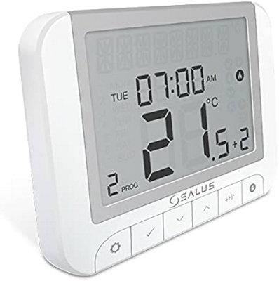 Salus Rt520 Hard Wired Boiler Plus Compliant Programmable Room Thermostat (Large Display) 5 Year WarrantyHanicks from B&Q