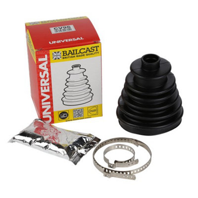 Bailcast Universal Cv Boot Kit Flexibility Stretchy Cone Car Resist Oil Grease from B&Q