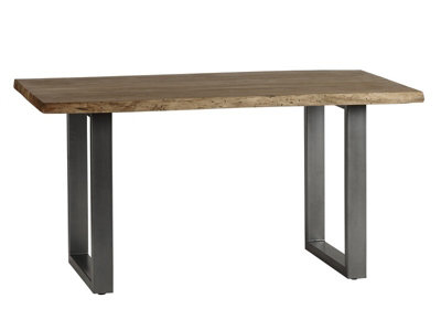 Buttercup Farm Baltic Live Edge Dining TableMetal/acacia Solid WoodL85 X W150 X H76 Cm from B&Q