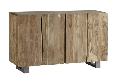 Buttercup Farm Baltic Live Edge Large SideboardMetal/acacia Solid WoodL45 X W150 X H90 Cm from B&Q