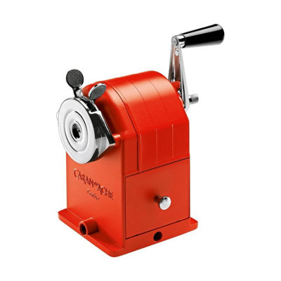Carand'Ache Caran D'ache Metal Crank Desk-Top Pencil Sharpener RedFor Round & Hexagonal Pencils (4-10mm Diameter) from B&Q