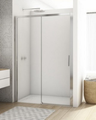 B&Q Kudos Showers Divera Sliding Door 1200Mm Chrome K22s2b1205007-0001