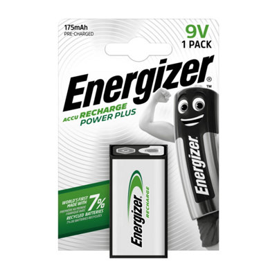 B&Q -  9V 175Mah Rechargeable BatteriesPack Of 1