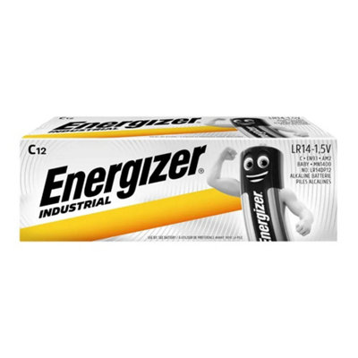 Energizer S660 C Cell Industrial Batteries (Pack 12) Engindc