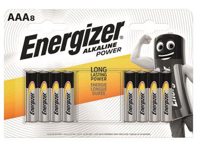 Energizer S9338 Alkaline Power Batteries Aaa X 8 S9338 Eng6518 from B&Q