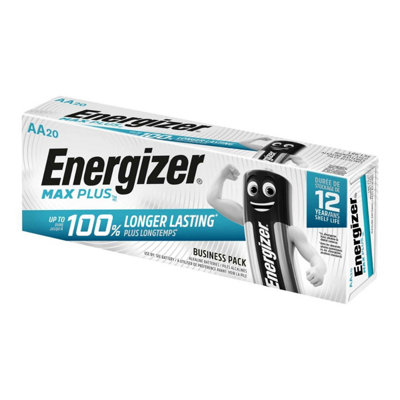 Energizer Aa Max Plus Alkaline BatteriesPack Of 20 from B&Q