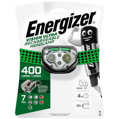 Energizer Vision Ultra HD Rechargeable Headlamp Torch NWT6967 - Image 7