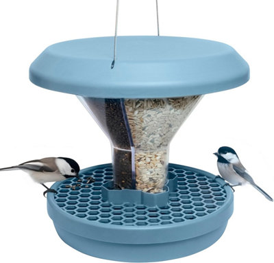 Swissinno Davos Bird Feeder Light Blue from B&Q