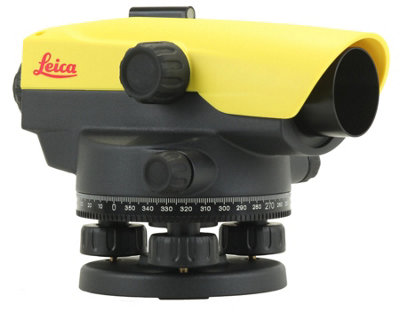 Leica Geosystems Na520 Automatic Optical Level 20X Magnification 5 Series With Case 360 Degree Rotation