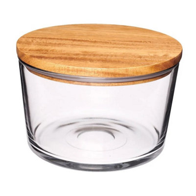Eddingtons Salad Bowl/food Container: 2 Litre Glass Bowl With Lid from B&Q
