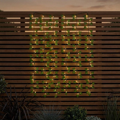  - 1.8M Ivy Leaf Led Garden Curtain Lights