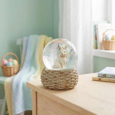 Garden Greatness Springtime Whimsical Bunny Waterball Display Ornament from B&Q