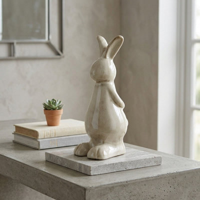 Garden Greatness Decorative Springtime Rabbit Ornament from B&Q