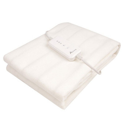 Alivio Single Electric Blanket Underblanket - Fully Fitted Sheet With Overheat Protection Warm