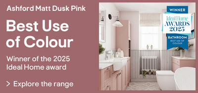 Ashford matt dusk pink. Best use of colour. Winner of the 2025 Ideal Home award. Explore the range.