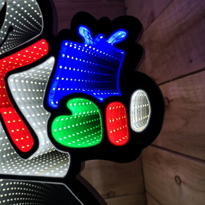 76cm LED Infinity Standing Snowman Christmas Decoration