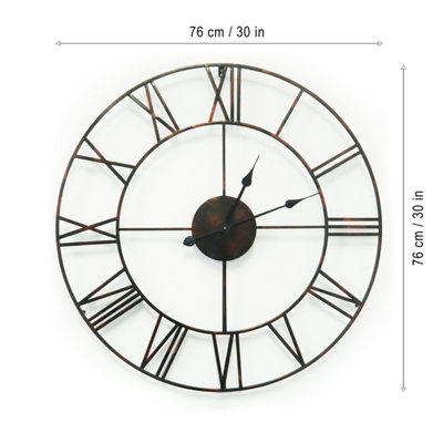 76cm x 76cm Large Roman Iron Pendulum - 4