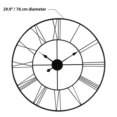 76cm x 76cm Minimalist Slim Clock - 4