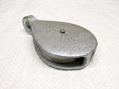 76MM Awning Pulley Single Cast Sheave Fixed Round Eye (Rope Pulling ...