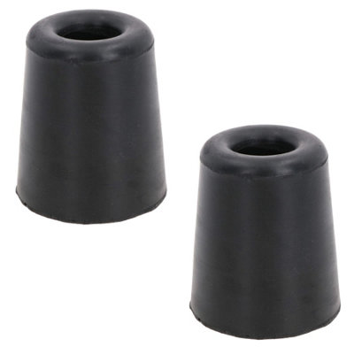 76mm Rubber Conical Buffer Bumper Stand off Door Stop Trailer Horse Box 2pc