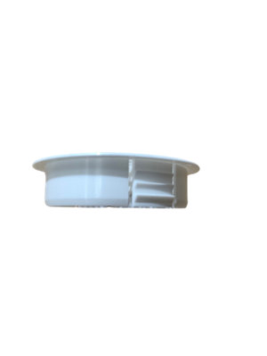 76mm White Soffit Vents 10 pack