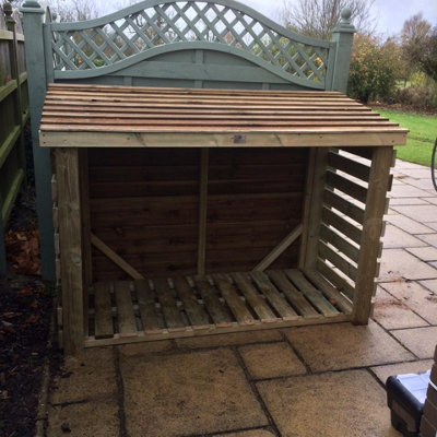 Churnet Valley Garden Furniture Ltd Heavy Duty Logstore 6X4 (Height Ft X Width Ft) from B&Q