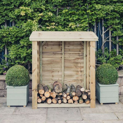 Churnet Valley Garden Furniture Ltd Heavy Duty Logstore 4X5 (Height Ft X Width Ft) from B&Q