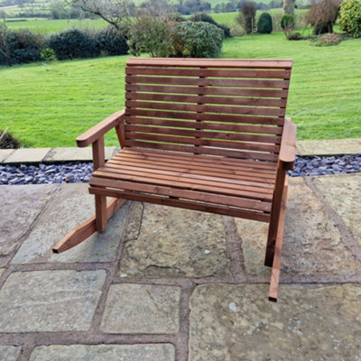 B&Q -  Churnet Valley Garden Furniture Valley Rocking Bench