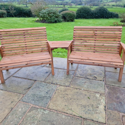 B&Q -  Valley 4 Seat Set 2X2B Angled Tray