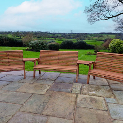 B&Q -  Valley 7 Seat Set 1X3B 2 X 2B Angled Tray