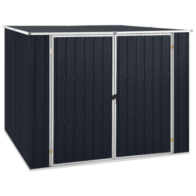 Berkfield Garden Shed Anthracite 195X198X159 Cm Galvanised Steel