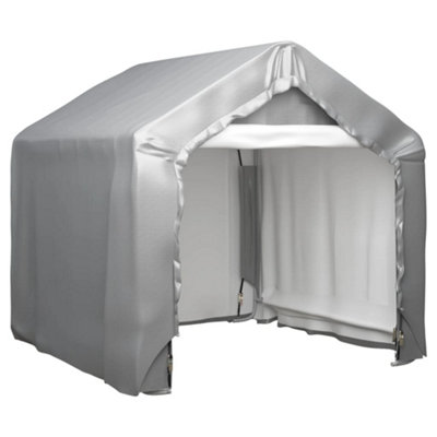 Berkfield Storage Tent Grey 180X180 Cm Galvanised Steel