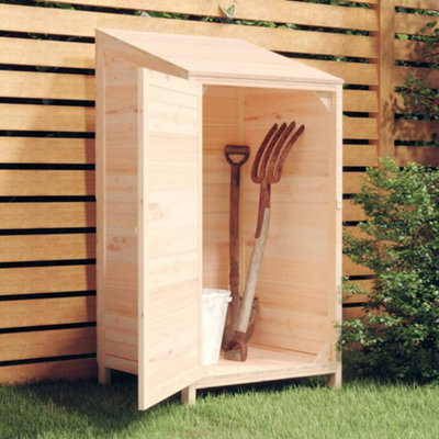 Berkfield Garden Shed 55X52X112 Cm Solid Wood Fir