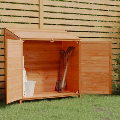 Berkfield Garden Shed Brown 102X52X112 Cm Solid Wood Fir