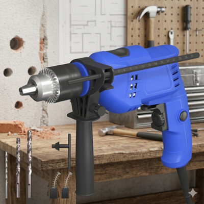 Corded Hammer Drill3100W Electric Impact Driver With Bit Set