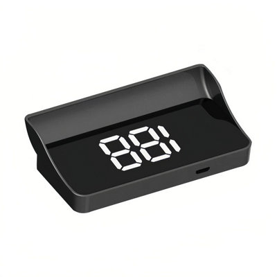  - Hud Head Up Display Gps Speedometer White