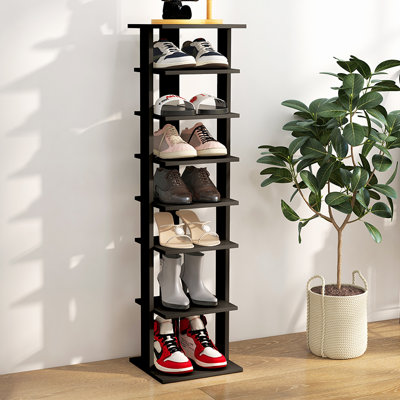 Shop shoe storage.