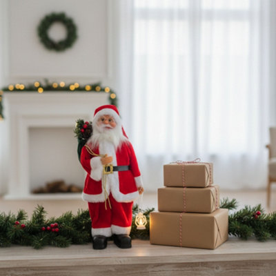 Santa Claus Figurine Christmas Decorations from B&Q