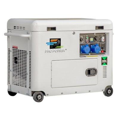 B&Q -  8Kva Electric Start Petrol Generator Portable Emergency Backup Generator HomeFarmWorkshop & Commercial Power