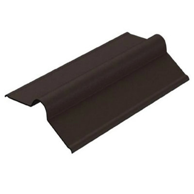 Onduline 3mm Brown Bitumen Roofing Ridge Capping Verge Bituridge Plus900mm For All Brands Of Corrugated Bitumen Roofing Sheets from B&Q