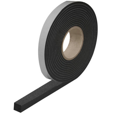 15mm Wide Expanding Foam Tape Weather Seal Eaves Filler Draught Excluder Expansion 3-15mm 10M from B&Q