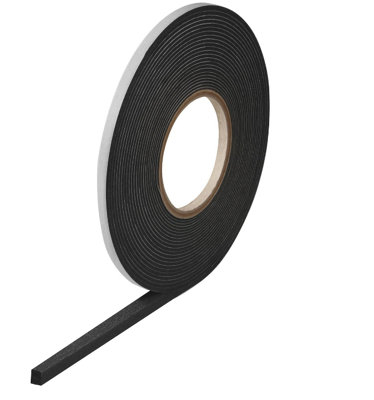 10mm Wide Expanding Foam Tape Weather Seal Eaves Filler Draught Excluder Expansion 4-20mm 8M from B&Q