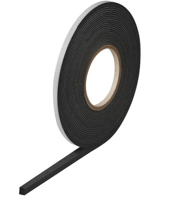 10mm Wide Expanding Foam Tape Weather Seal Eaves Filler Draught Excluder Expansion 3-15mm 10M from B&Q