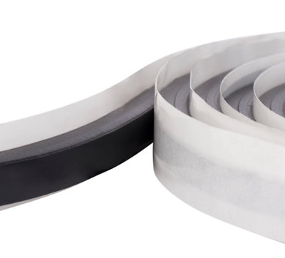 5M Of High Performance Butyl Sealant Rubber Tape Strip 10X8mm from B&Q