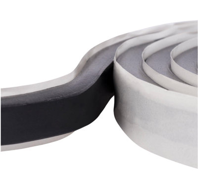 4M Of High Performance Butyl Sealant Rubber Tape Strip 14X11mm from B&Q