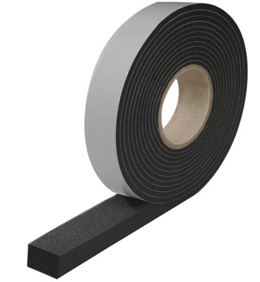 40mm Wide Expanding Foam Tape Weather Seal Eaves Filler Draught Excluder Expansion 6mm-30mm 5.6M from B&Q